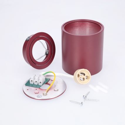 BRILAGI - Spotlampe MIA 1xGU10/30W/230V 84x80 mm bordeaux