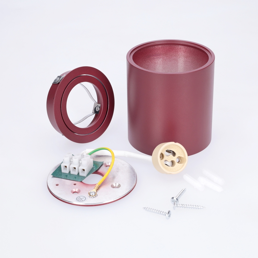 BRILAGI - Spotlampe MIA 1xGU10/30W/230V 84x80 mm bordeaux