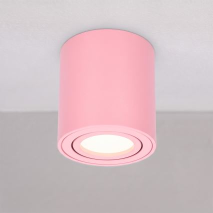 BRILAGI - Spotlampe MIA 1xGU10/30W/230V 84x80 mm lyserød