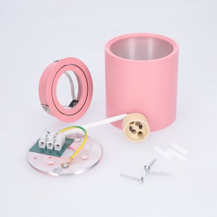 BRILAGI - Spotlampe MIA 1xGU10/30W/230V 84x80 mm lyserød