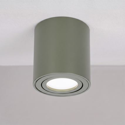 BRILAGI - Spotlampe MIA 1xGU10/30W/230V 84x80 mm mørkegrøn