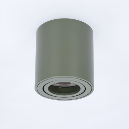 BRILAGI - Spotlampe MIA 1xGU10/30W/230V 84x80 mm mørkegrøn