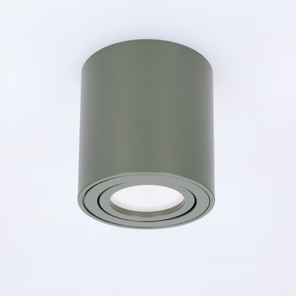 BRILAGI - Spotlampe MIA 1xGU10/30W/230V 84x80 mm mørkegrøn