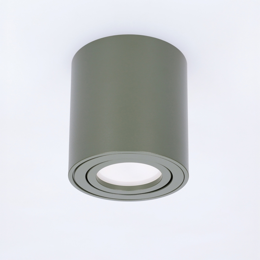 BRILAGI - Spotlampe MIA 1xGU10/30W/230V 84x80 mm mørkegrøn