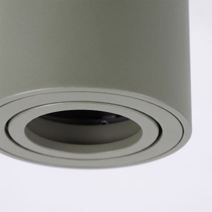 BRILAGI - Spotlampe MIA 1xGU10/30W/230V 84x80 mm mørkegrøn