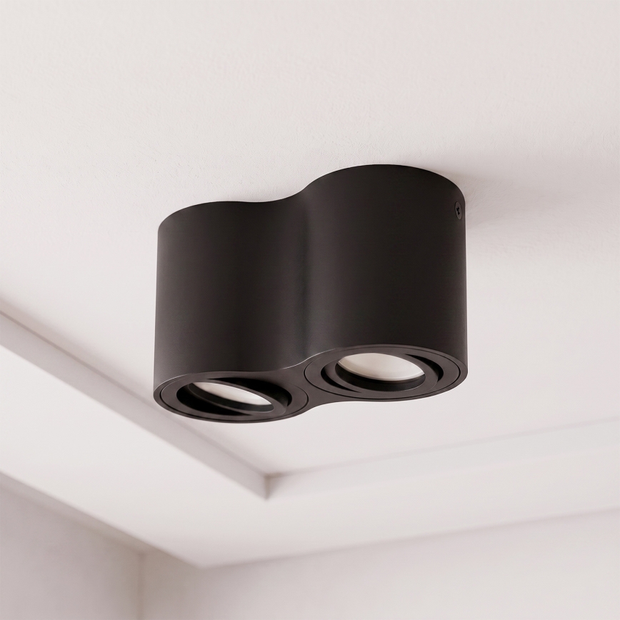 BRILAGI - Spotlampe MIA DOUBLE 2xGU10/30W/230V sort