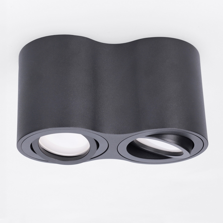 BRILAGI - Spotlampe MIA DOUBLE 2xGU10/30W/230V sort