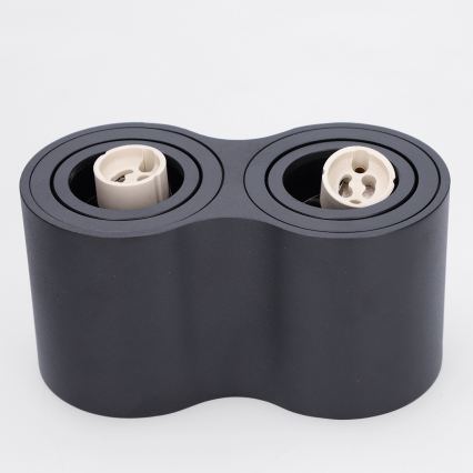 BRILAGI - Spotlampe MIA DOUBLE 2xGU10/30W/230V sort