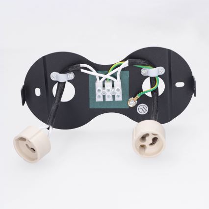 BRILAGI - Spotlampe MIA DOUBLE 2xGU10/30W/230V sort