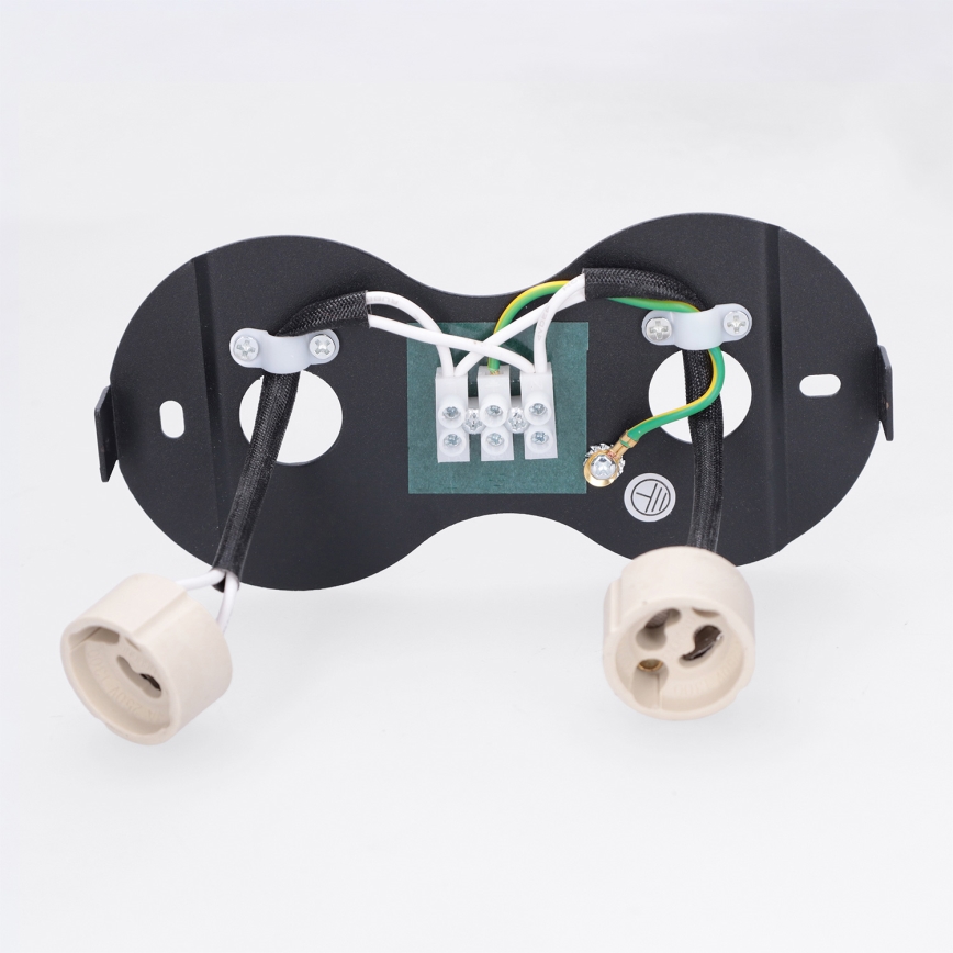 BRILAGI - Spotlampe MIA DOUBLE 2xGU10/30W/230V sort