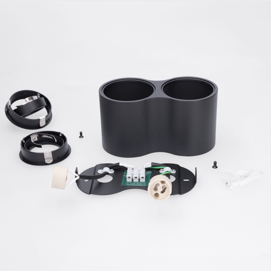 BRILAGI - Spotlampe MIA DOUBLE 2xGU10/30W/230V sort