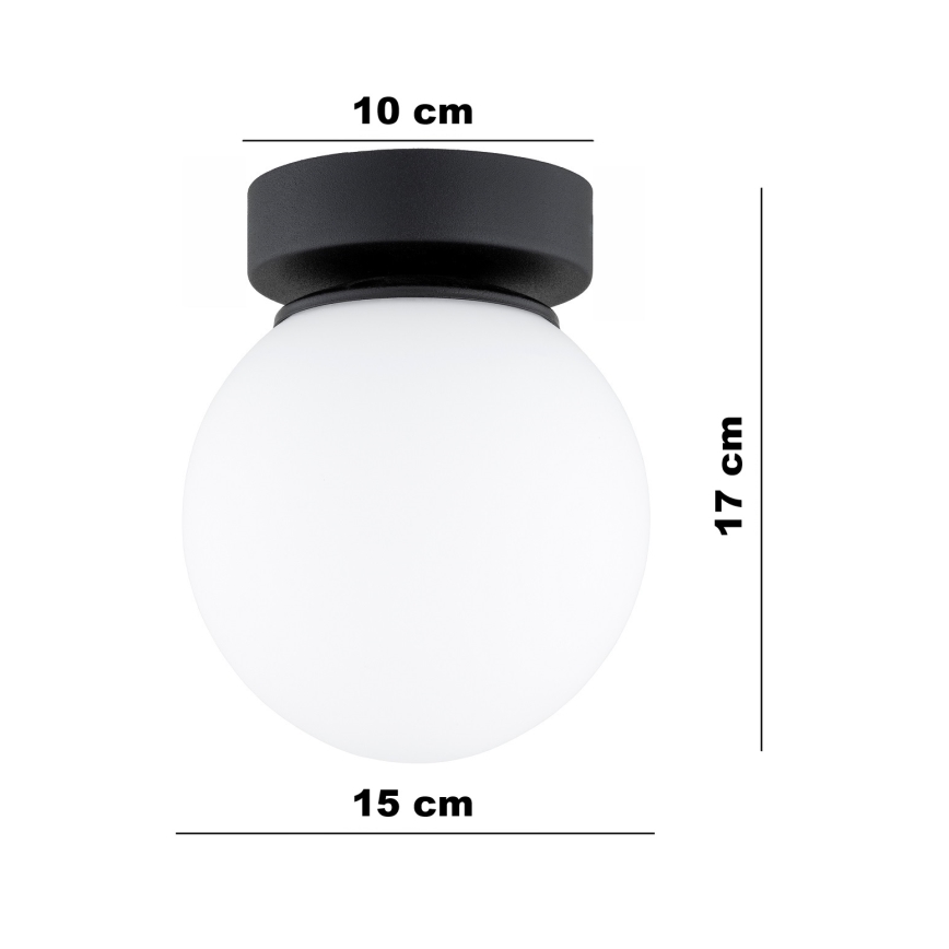 Brilagi - Spotlampe MILO 1xE27/60W/230V sort