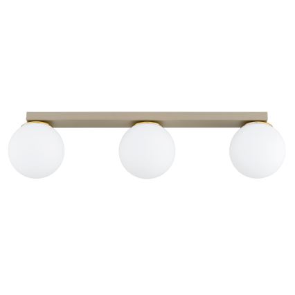 Brilagi - Spotlampe MILO 3xE27/60W/230V beige/guld