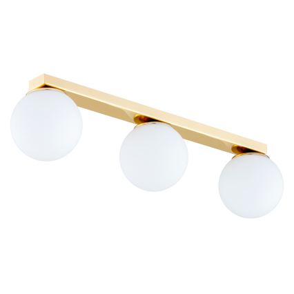 Brilagi - Spotlampe MILO 3xE27/60W/230V gylden