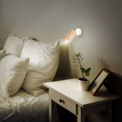 Brilagi - Spotlampe SELE 1xGU10/30W/230V hvid/eg decor