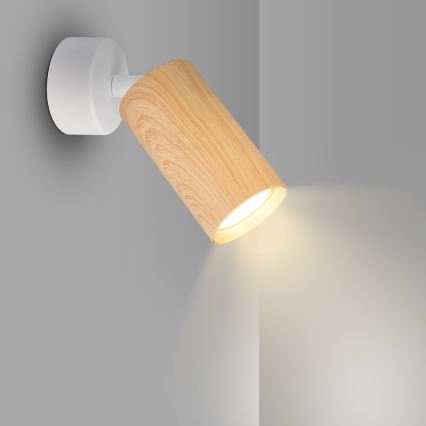 Brilagi - Spotlampe SELE 1xGU10/30W/230V hvid/eg decor