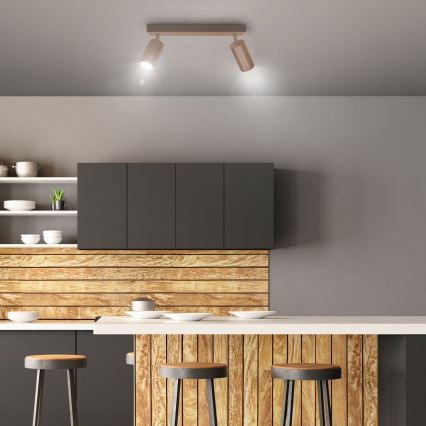 Brilagi - spotlampe SELE 2xGU10/30W/230V beige