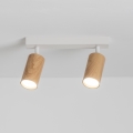 Brilagi - Spotlampe SELE 2xGU10/30W/230V hvid/eg decor