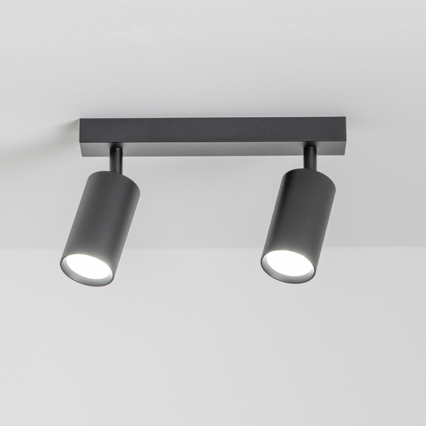 Brilagi - Spotlampe SELE 2xGU10/30W/230V sort