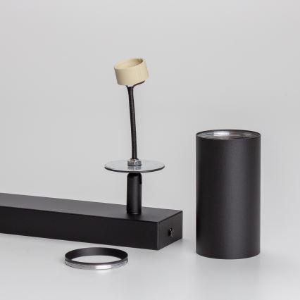 Brilagi - Spotlampe SELE 2xGU10/30W/230V sort