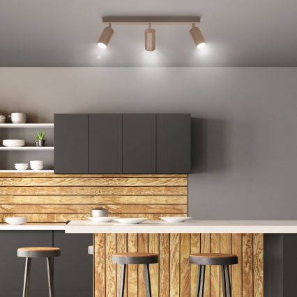 Brilagi - Spotlampe SELE 3xGU10/30W/230V beige