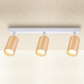 Brilagi - Spotlampe SELE 3xGU10/30W/230V hvid/eg decor