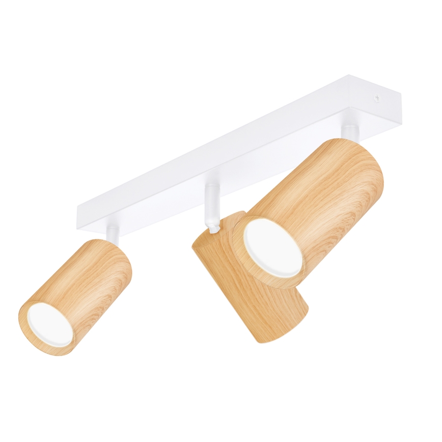 Brilagi - Spotlampe SELE 3xGU10/30W/230V hvid/eg decor