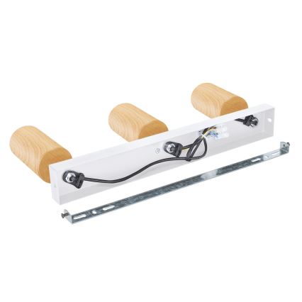 Brilagi - Spotlampe SELE 3xGU10/30W/230V hvid/eg decor