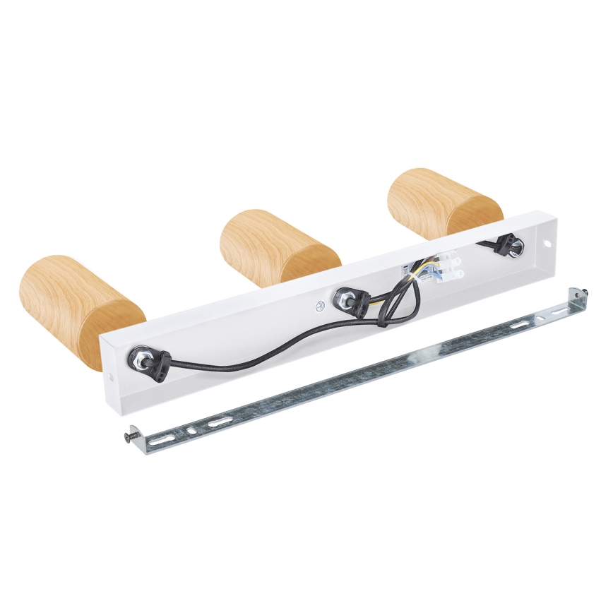 Brilagi - Spotlampe SELE 3xGU10/30W/230V hvid/eg decor