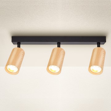Brilagi - Spotlampe SELE 3xGU10/30W/230V sort/eg decor