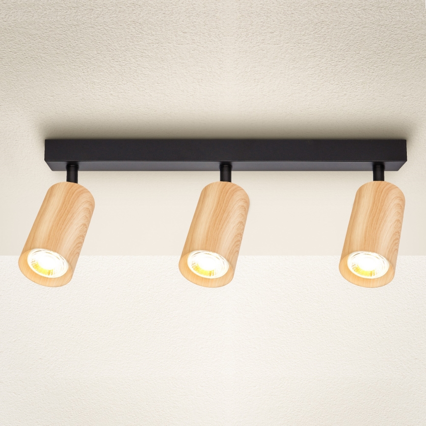 Brilagi - Spotlampe SELE 3xGU10/30W/230V sort/eg decor