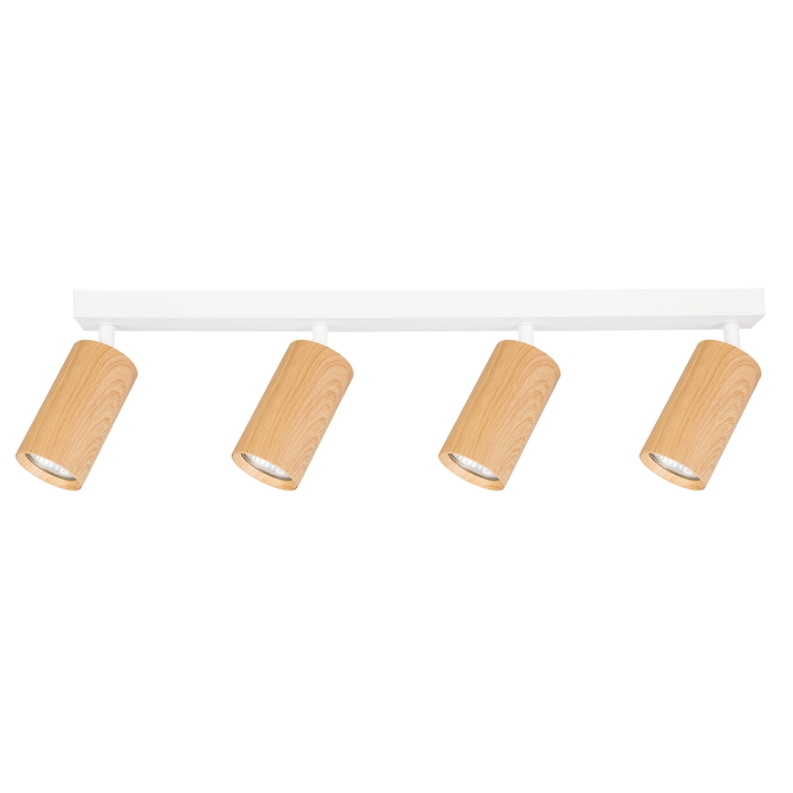Brilagi - Spotlampe SELE 4xGU10/30W/230V hvid/eg decor