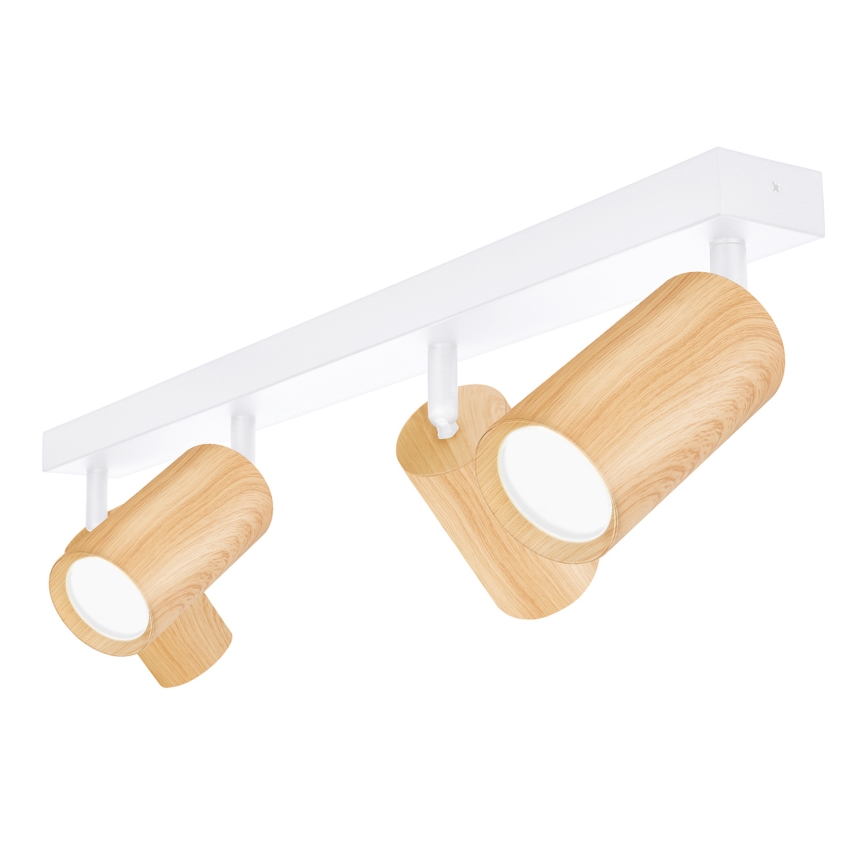 Brilagi - Spotlampe SELE 4xGU10/30W/230V hvid/eg decor