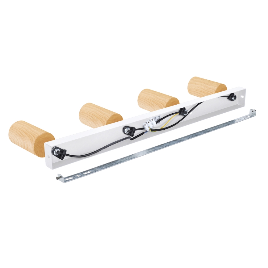 Brilagi - Spotlampe SELE 4xGU10/30W/230V hvid/eg decor