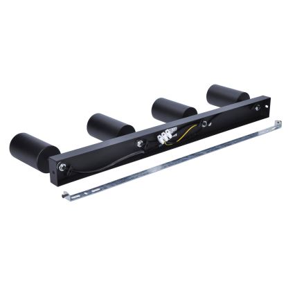 Brilagi - Spotlampe SELE 4xGU10/30W/230V sort/guldfarvet