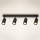 Brilagi - Spotlampe SELE 4xGU10/30W/230V sort