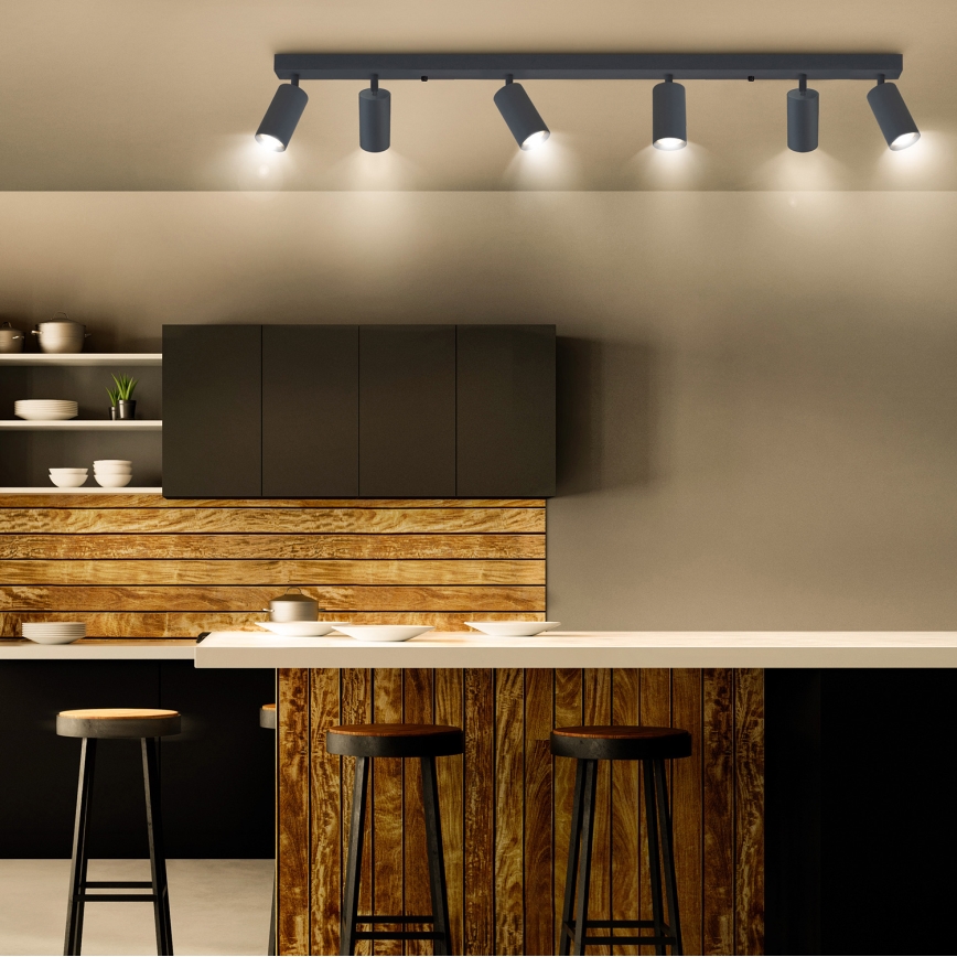 Brilagi - Spotlampe SELE 6xGU10/30W/230V antracit