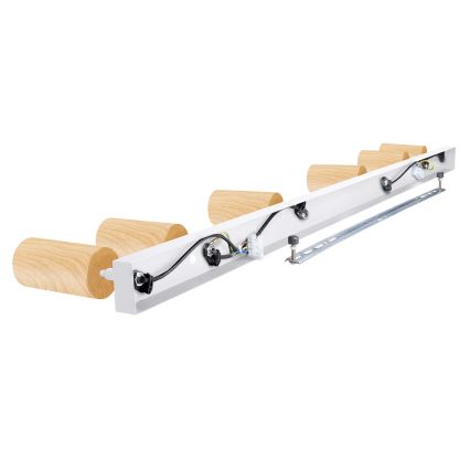 Brilagi - Spotlampe SELE 6xGU10/30W/230V hvid/eg decor