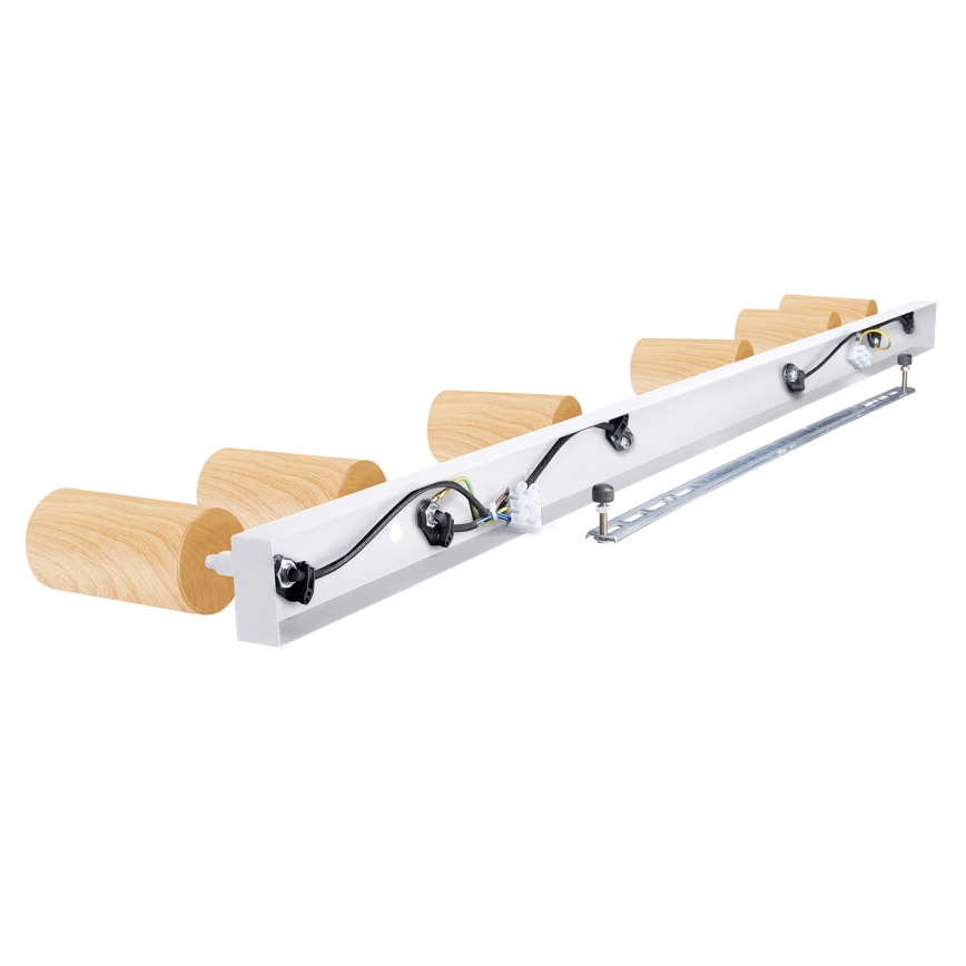 Brilagi - Spotlampe SELE 6xGU10/30W/230V hvid/eg decor