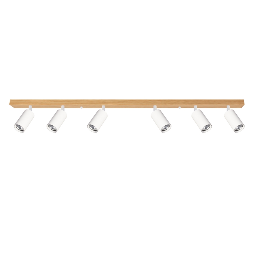 Brilagi - Spotlampe SELE 6xGU10/30W/230V hvid/eg-dekor