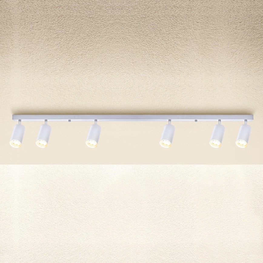 Brilagi - Spotlampe SELE 6xGU10/30W/230V hvid