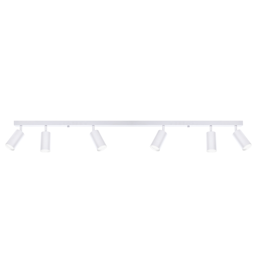 Brilagi - Spotlampe SELE 6xGU10/30W/230V hvid