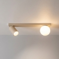 Brilagi - Spotlampe SELE BALL 1xGU10/30W/230V + 1xG9/10W beige