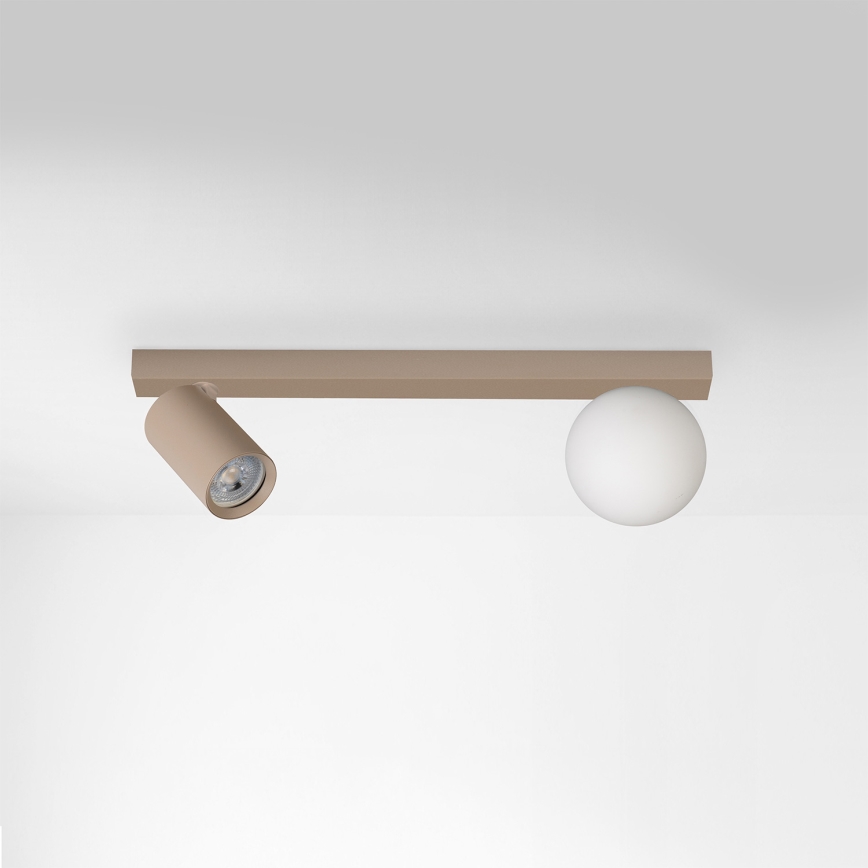 Brilagi - Spotlampe SELE BALL 1xGU10/30W/230V + 1xG9/10W beige