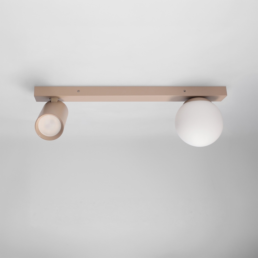 Brilagi - Spotlampe SELE BALL 1xGU10/30W/230V + 1xG9/10W beige