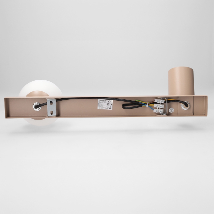 Brilagi - Spotlampe SELE BALL 1xGU10/30W/230V + 1xG9/10W beige