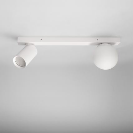 Brilagi - Spotlampe SELE BALL 1xGU10/30W/230V + 1xG9/10W hvid