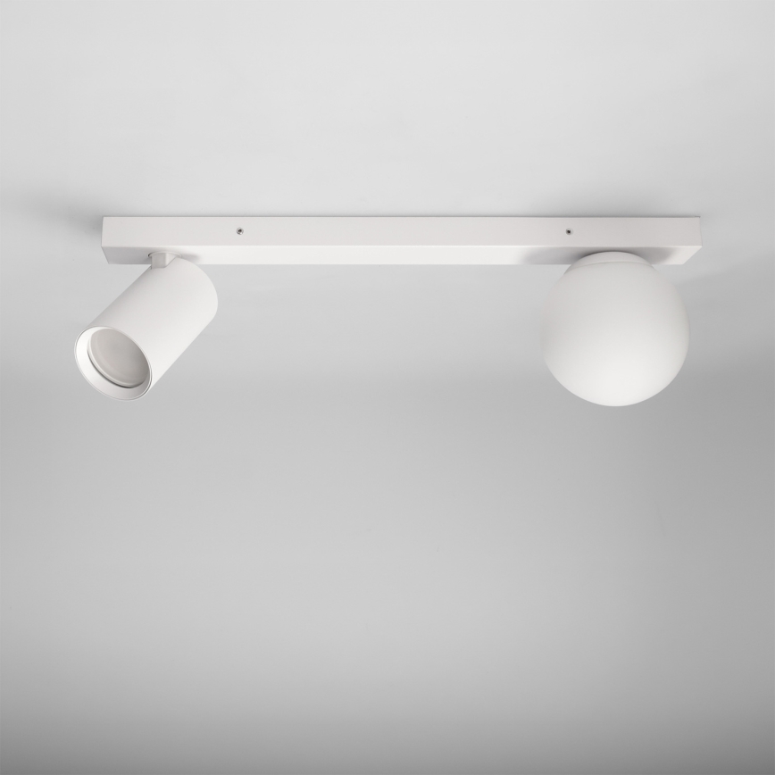 Brilagi - Spotlampe SELE BALL 1xGU10/30W/230V + 1xG9/10W hvid