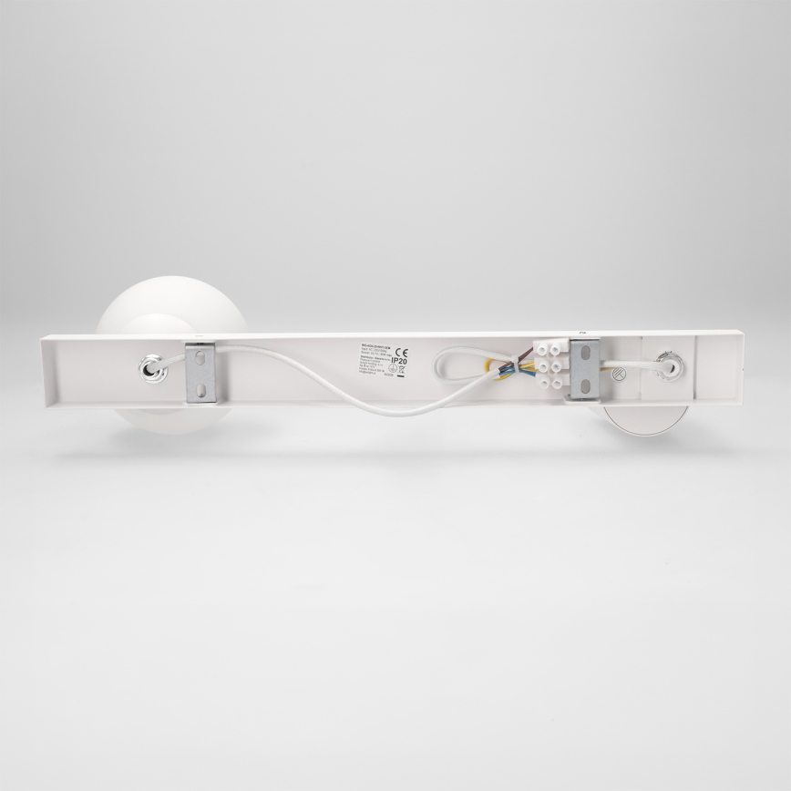 Brilagi - Spotlampe SELE BALL 1xGU10/30W/230V + 1xG9/10W hvid