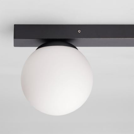 Brilagi - Spotlampe SELE BALL 1xGU10/30W/230V + 1xG9/10W sort